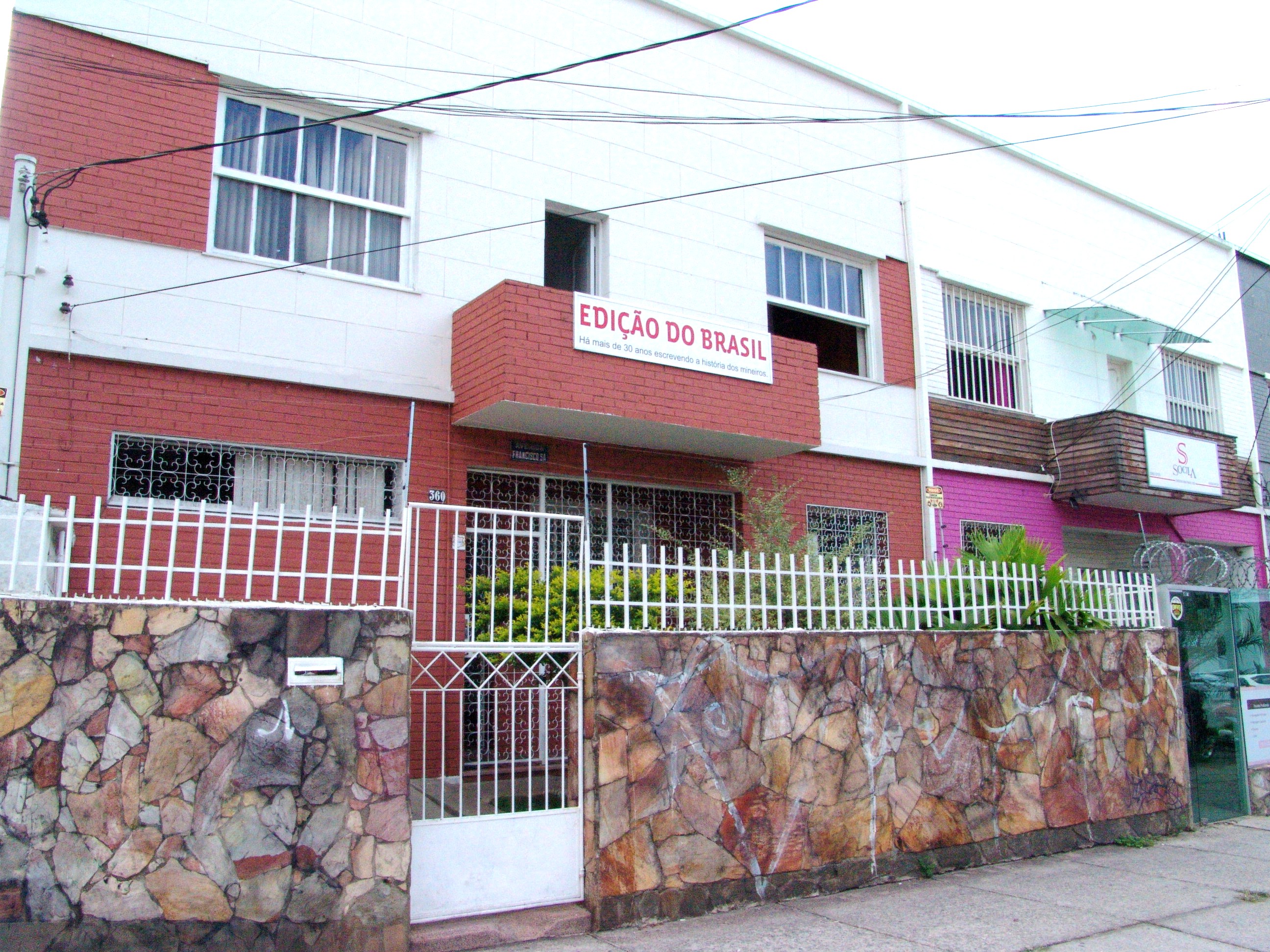 Sede do jornal fica no Prado, um dos mais tradicionais bairros de Belo Horizonte