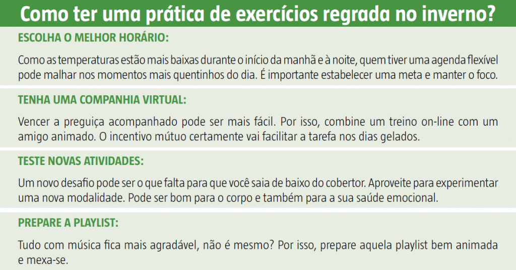 Frio e desporto: dicas para se manter ativo no inverno com