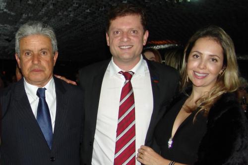 Eujácio Silva, Rodrigo Fernandes e Priscila Saraiva